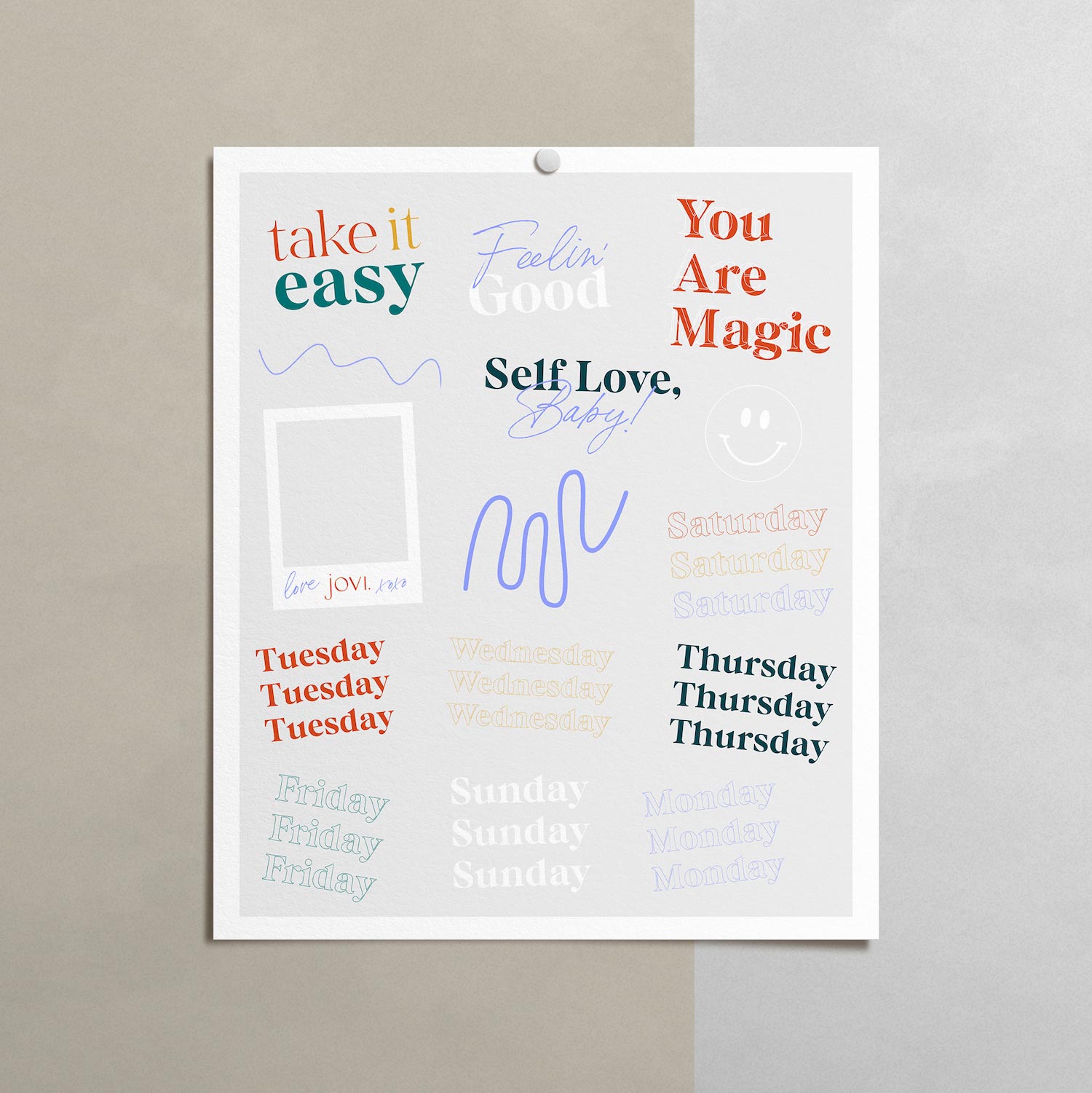 Retro Jovi Social GIF Stickers