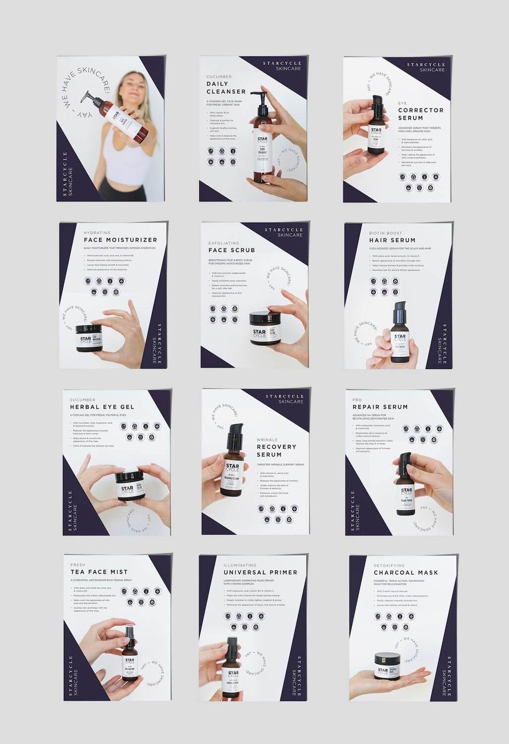 SC Skincare Collection Product Poster