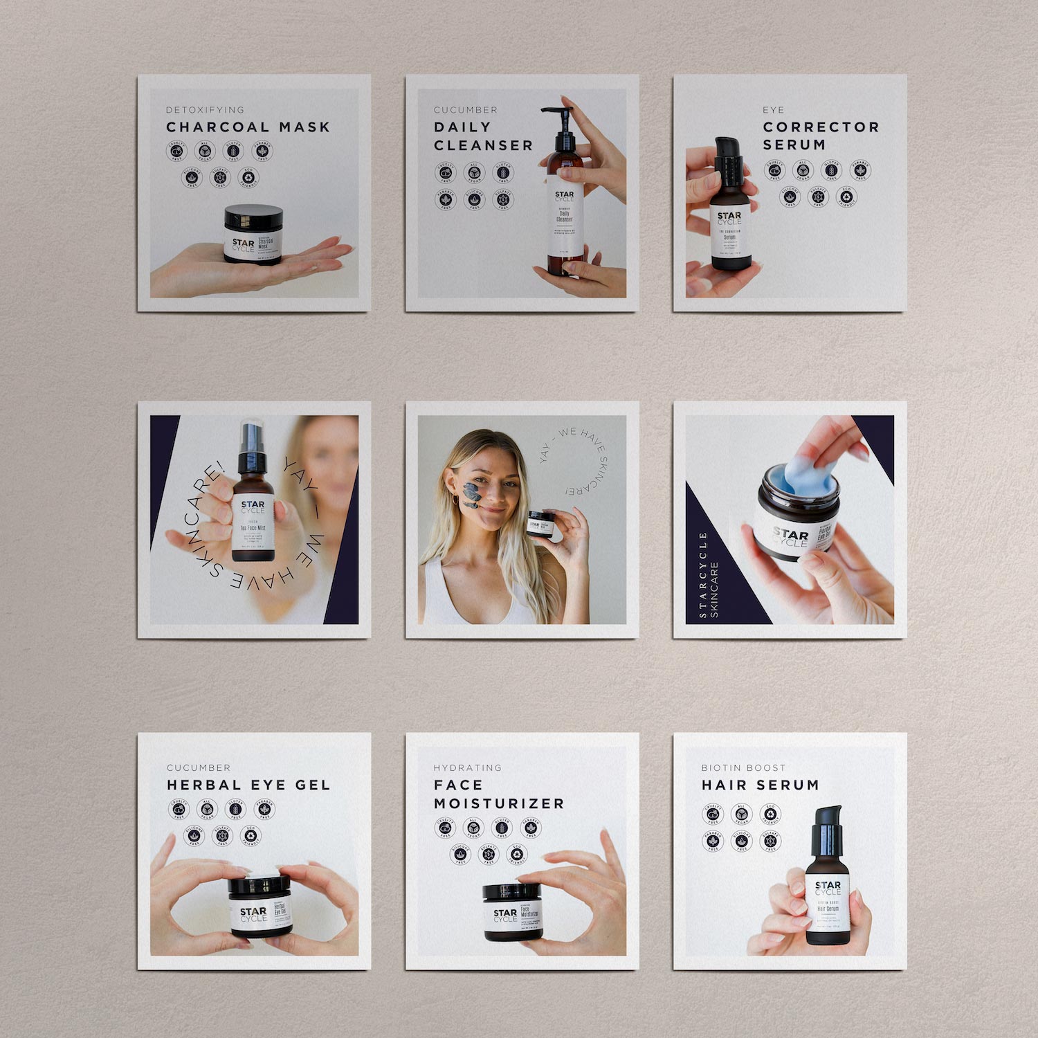 SC Skincare Collection Social Posts